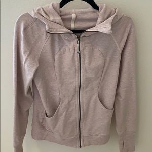 Lululemon pink scuba hoodie